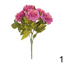 Umelé kvety pivónie v mixe farieb.