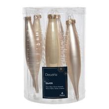 Vianočné sklenené gule v lesklom a matnom prevedení.