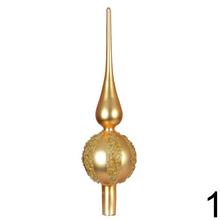 Zlaté sklenené ozdoby na stromček