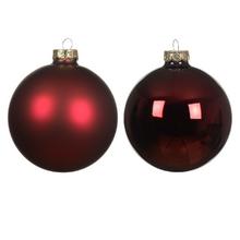 GUĽA sklo S/6 pr.8cm lesk/matná bordó  - FLORASYSTEM