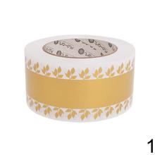 Stuha 6cmx50y v rôznych farbách s listovým vzorom.