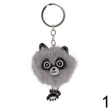 Kľúčenka zvieratko s plyšovým vzhľadom.