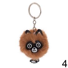 Kľúčenka zvieratko s plyšovým vzhľadom.