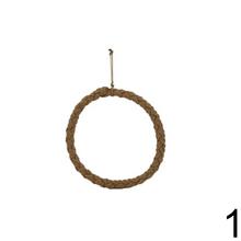 Bavlnený veniec v dvoch farbách.