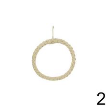 Bavlnený veniec v dvoch farbách.