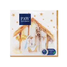 SDL241400 SERVÍTKY 33x33cm/20/3vrst. Holy Family Blessing - FLORASYSTEM