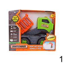 Žlté sklápacie auto pre chlapcov.