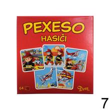 Krabička PEXESO mix s kartami na hranie.