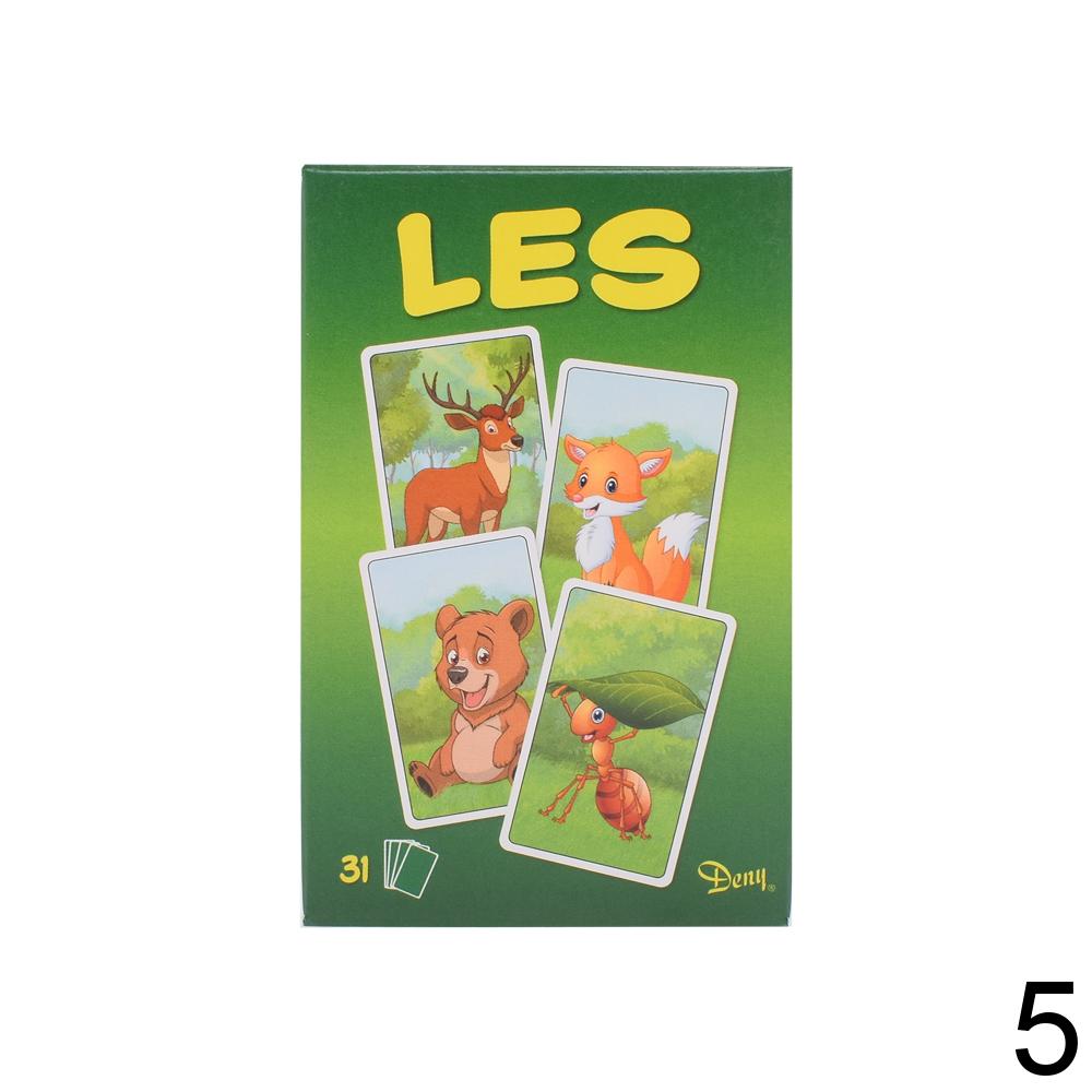 Detské kartové hry mix s obrázkami zvierat.