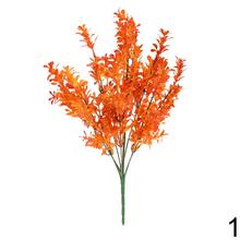 Umelé kvety zápich s mini lístkami v oranžovej a červenej farbe.