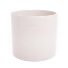 Biely keramický obal na kvetináče