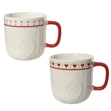 ŠÁLKY porcel. vianoce svetr vzor pr.8,7x9,3cm 2ass - FLORASYSTEM