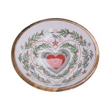 MISA srdcia 17,5cm s dekoratívnym vzorom
