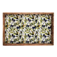 Veľký podnos s olivovým vzorom