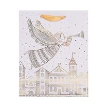 AGB2017203 TAŠKA darč. V25x20+10cm Angel above the city - FLORASYSTEM