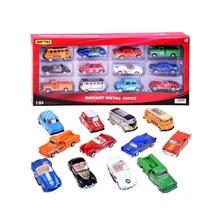 Sada kovových áut RESORAKI v mierke 1:64 v retro štýle - FLORASYSTEM