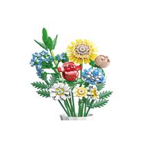 Technické bloky Veľká kytica divokých kvetov + fľaša 618 ks