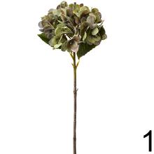 Umelé kvety hortenzie mix, 3 kvety, 44 cm.