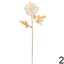 Umelé kvety KS DALIA ZLATÁ MIX/2F 71CM v červenej a bielej farbe.