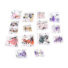 Technické bloky KVETY - kytica divých kvetov s 563 dielikmi.