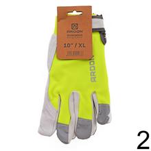 Rukavice REFLEX WINTER v žltej a sivej farbe.