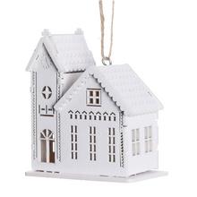 DREVENÝ KOSTOL BIELY 9x8x5CM - FLORASYSTEM