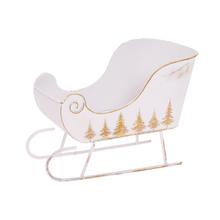 SÁNKY BIE/ZLA STROMČEKY PLECH 20*18,5*10,5CM - FLORASYSTEM