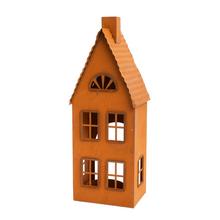 DOMČEK NA SVIEČKU MEDENÝ PLECH 23*9*8CM - FLORASYSTEM