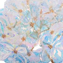 Umelá kvetina hydrangea s metalickým povrchom, 73 cm