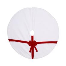 VIANOČNÝ KRYT STROMČEKA BIE/ČER TEXTIL 120*120CM - FLORASYSTEM