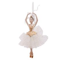 ZÁVES BALETKA KRÉ/ZLA ORNAMENT POLY 8,5*6,2*17CM - FLORASYSTEM