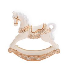HOJDACÍ KONÍK KRÉ/ZLA POLY 20*5*18,6CM - FLORASYSTEM