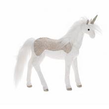 JEDNOROŽEC BIE/BÉŽ TEXTIL 40*11*46CM - FLORASYSTEM