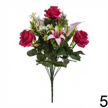 KYTICA RUŽA ĽALIA CALA x18 MIX 6F 48CM