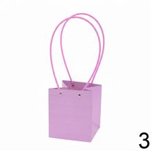 Taška na kvety v mix farbách s dlhými rúčkami.