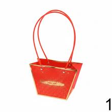 Široká taška na kvety v mix farbách s nápisom 'FOR YOU'.