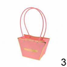 Široká taška na kvety v mix farbách s nápisom 'FOR YOU'.