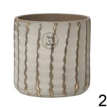 Obal pruhy prírodný mix 3 druhy 13x13 cm