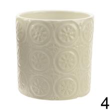 Kvetináč obal kamenina textur ass4 V13x13cm