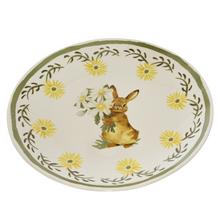 Tanier s kvetinovým a zajačičím vzorom.