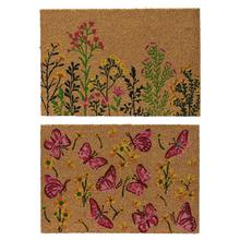 Rohožka kokosová 2-dielna, vnútorná aj vonkajšia 40/60/1.5cm - FLORASYSTEM