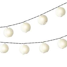 Solárne osvetlenie z nylonu s priemerom 7,5 cm a dĺžkou 450 cm.