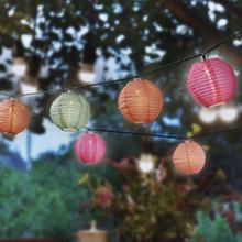 Solár reťaz lampión z nylonu pr.7,5/450cm