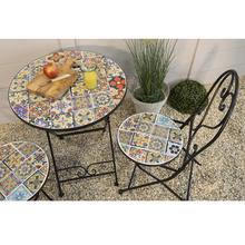 Stolička bistro braga oceľová vonkajšia L.46cm W.39cm H.93cm