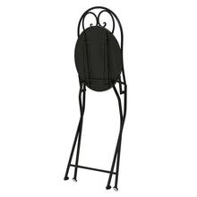 Stolička bistro braga oceľová vonkajšia L.46cm W.39cm H.93cm