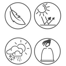 Veľký kvetináč na nožičkách prírodný Zoe z hliny