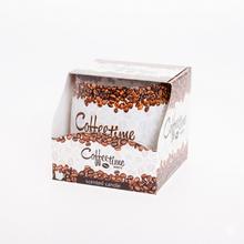 Vonná sviečka Coffe White v sklenenom obale.