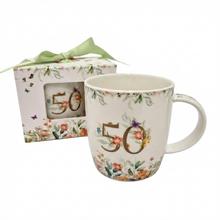 Šálka darček. výročná 50 - FLORASYSTEM