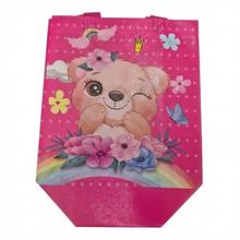 Taška z netkanej textílie s detskými motívmi.