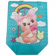 Taška z netkanej textílie s detskými motívmi.